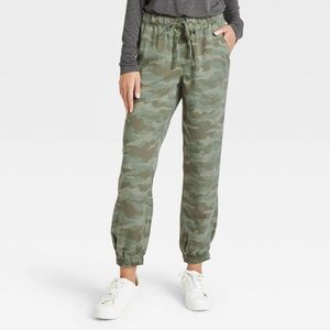 Knox Rose Green Camo Jogger Pants XXL